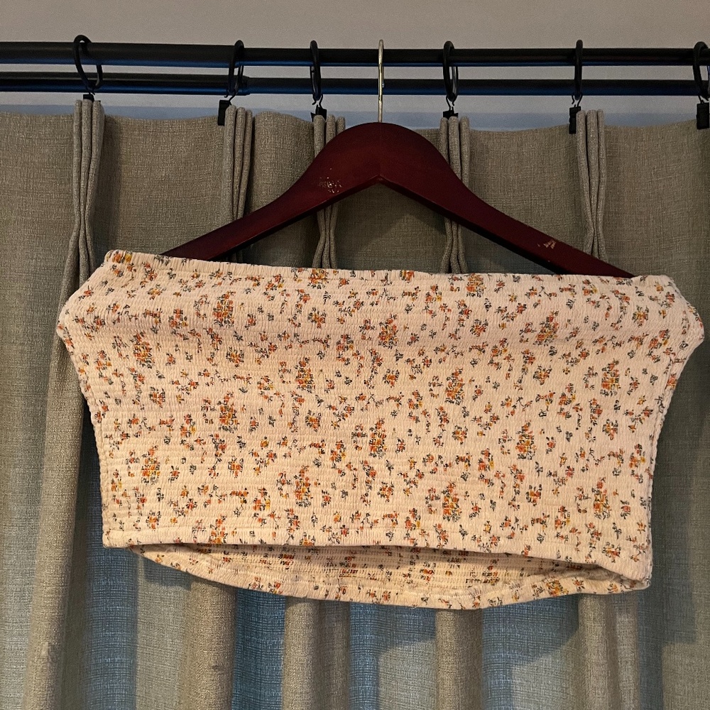 American Eagle Floral Tube top